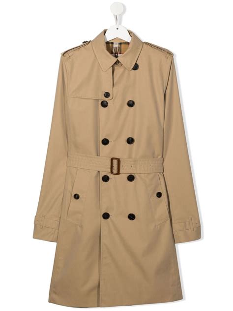 burberry kids teen hooded swing trench farfetch|Burberry Kids .